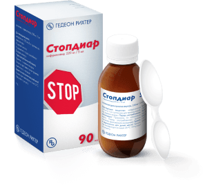 Стопдиар, 220 мг/5 мл, суспензия для приема внутрь, 90 мл